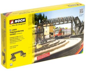 NOCH 67070 Fußgängerübergang- Überführung variabel, Grundbausatz H0