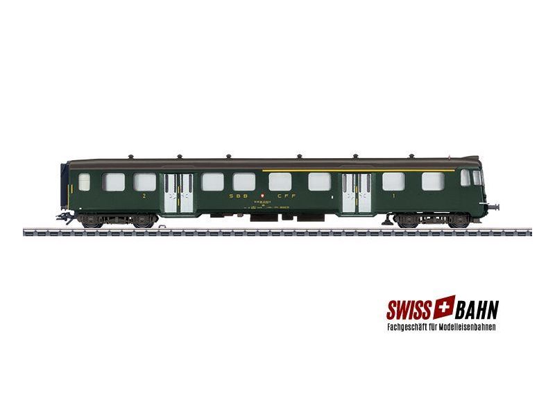 Märklin 43411 SBB voiture de contrôle en acier léger...