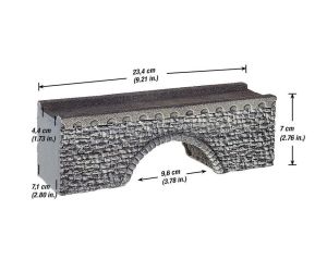 Noch 58690 Achtobel- Brücke aus Hartschaum -H0