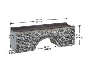 NOCH 58690 Achtobel- Brücke aus Hartschaum -H0 - Detailansicht 3