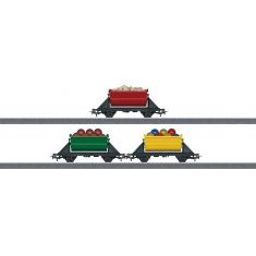 Märklin 44139 Wagen-Set mit 3 Kippwagen in verschiedenen Farben
