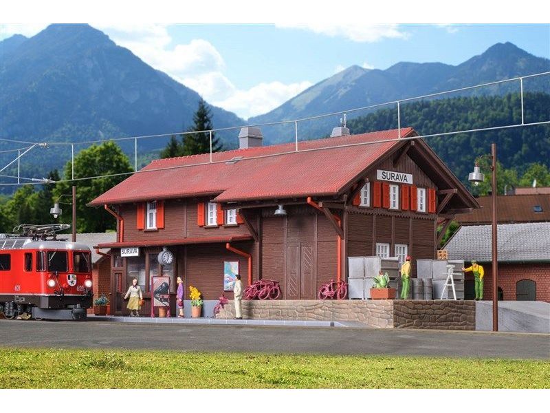 Kibri 39519 Bahnhof Bahnhof Surava- inkl. Hausbeleuchtungs- Startset.