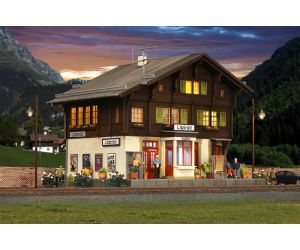 Kibri 39497 Bahnhof Litzirüti mit LED Innenbeleuchtung