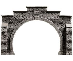 NOCH 58052 Tunnel-Portal, 2-gleisig, 21 x 14 cm H0 - Ansicht 1