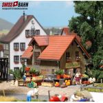 Busch 1512 Hofladen auf dem Land - Echtholz Bausatz H0