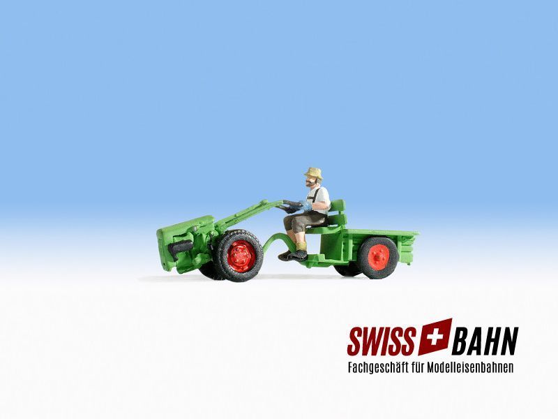 NOCH 16750 Einachstraktor "Green" H0