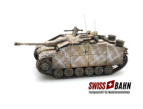 SWIBA 87.49-WY StuG III Ausführung G, Winter - Fertigmodell H0