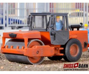 Kibri 11554 HAMM Vibrationswalze, orange - H0