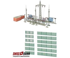 Kibri 39840 Umspannwerk EW- Baden H0 (Mit Funktion)