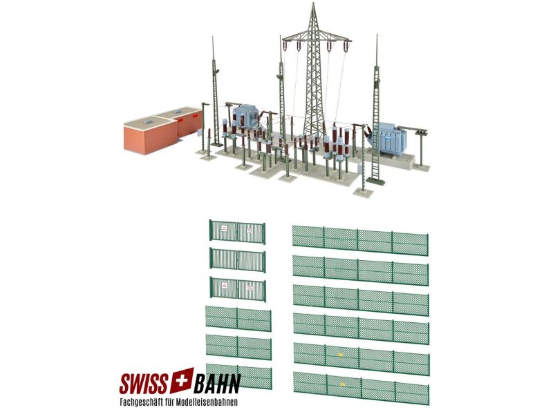 Kibri 39840 Umspannwerk EW- Baden H0 (Mit Funktion)