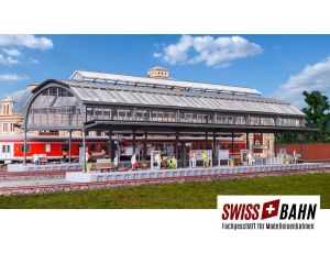 KIBRI 39568 Grosse Bahnsteighalle Kienbach - Kopfbahnhof H0 - Detailansicht 2
