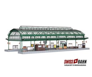 KIBRI 39565 Grosse überdachte Bahnsteighalle Bonn H0 - Ansicht 1