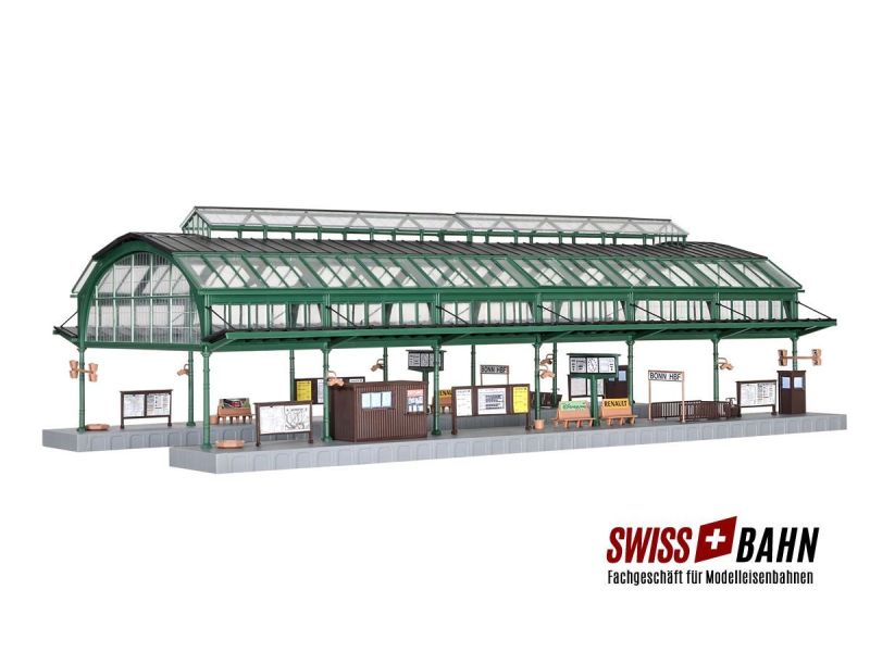 KIBRI 39565 Grosse überdachte Bahnsteighalle Bonn H0
