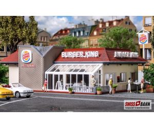 Vollmer 43632 Burger King - Restaurant mit LED Beleuchtung H0 - Ansicht 1