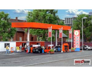 Kibri 38705 Auto Garage mit Tankstelle SB - H0