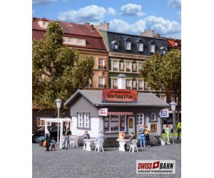 Vollmer 45151 Döner Kebab und Pizza Stand H0 - Ansicht 1