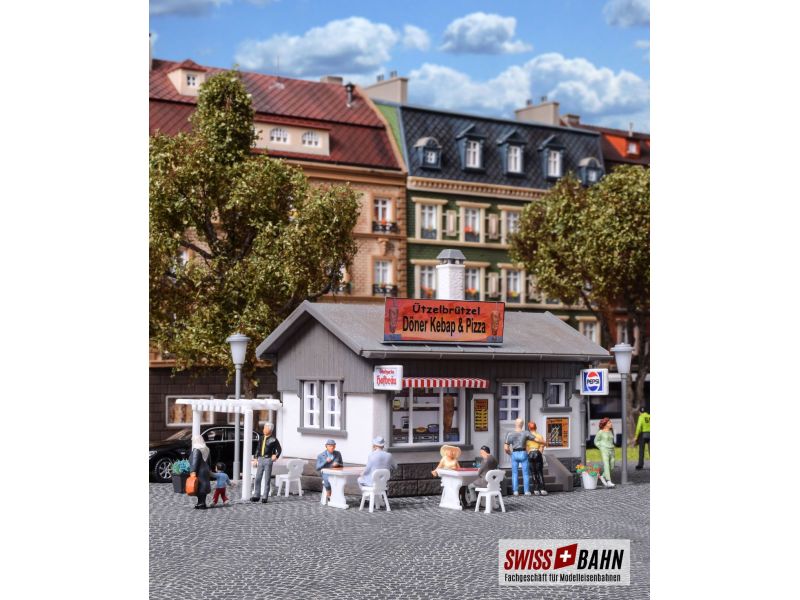 Vollmer 45151 Stand de Döner Kebab et de Pizza H0