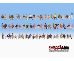 NOCH 18402 Mega-Spar-Set sitzende Figuren H0 - Ansicht 1