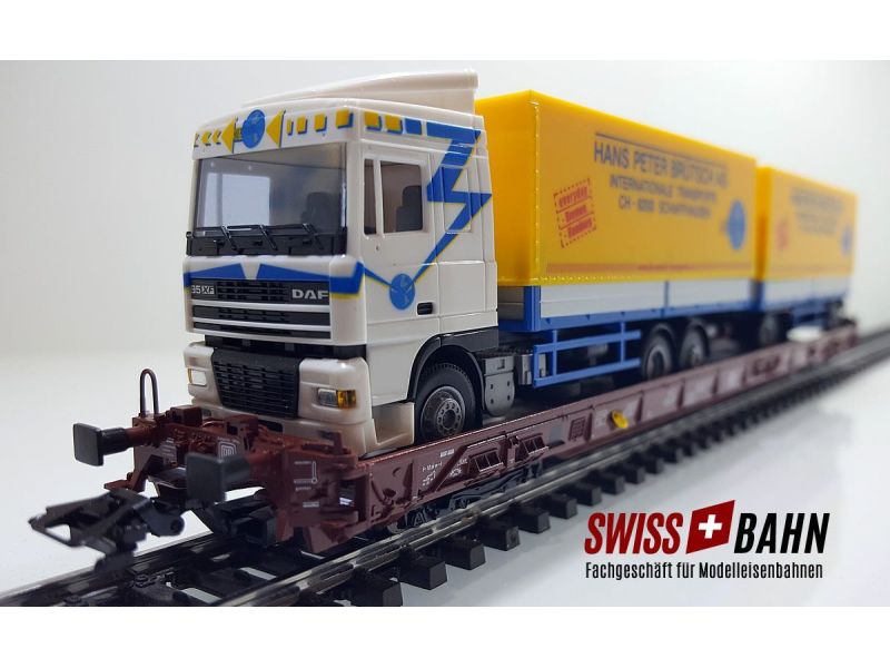 Märklin 4740.040 DB Int. - Saadkms 690, Brütsch DAF XF95