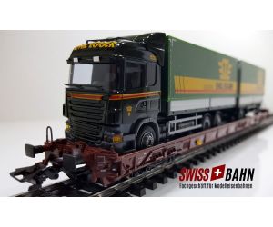 Märklin 4740-233 DB Typ Saadkms 690 - LKW - Emil Egger Schweiz - Ansicht 1