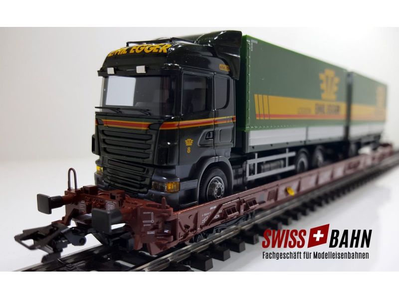 Märklin 4740-233 DB Tipo Saadkms 690 - Camion - Emil...