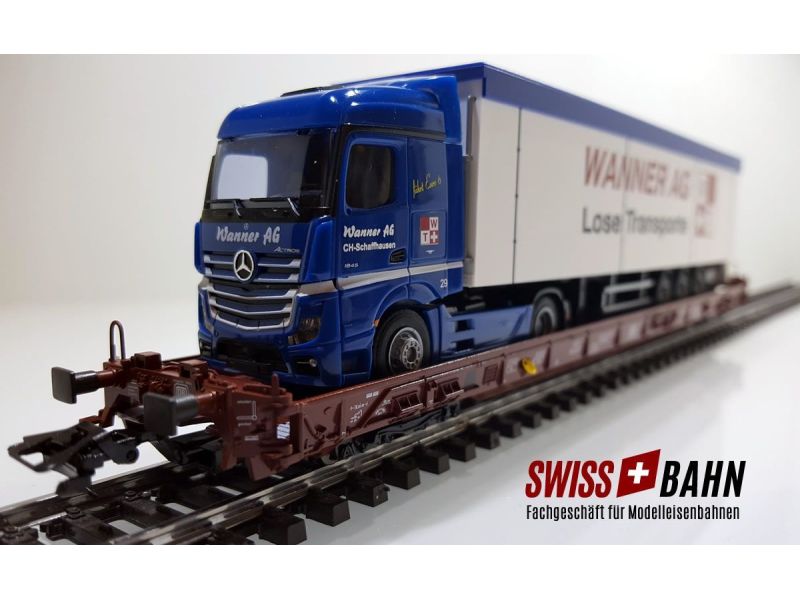 Märklin 4740-228 DB Type Saadkms 690 - Camion - Wanner AG