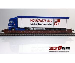 Märklin 4740-228 DB Typ Saadkms 690 - LKW - Wanner AG Schweiz