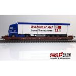 Märklin 4740-228 DB Typ Saadkms 690 - LKW - Wanner AG Schweiz