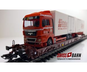 Märklin 4740-200 DB Typ Saadkms 690 - LKW - Hochuli AG - Ansicht 1