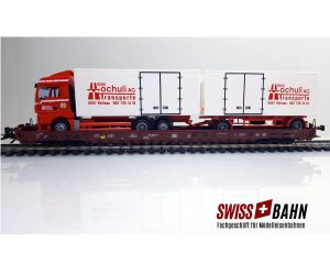Märklin 4740-200 DB Typ Saadkms 690 - LKW - Hochuli AG - Detailansicht 2