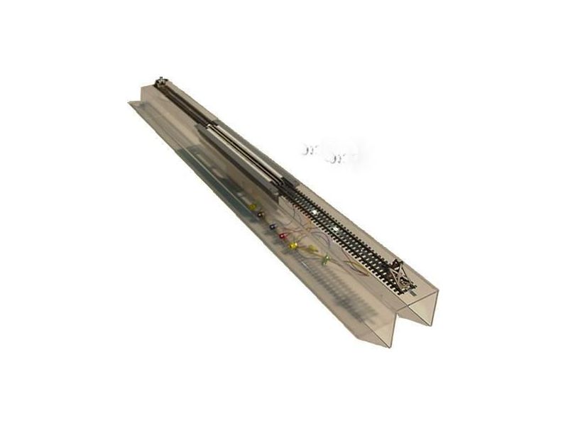 LUX 9315.7 Station de nettoyage de roues, modèle de table, numérique, avec moteur Faulhaber, échelle N