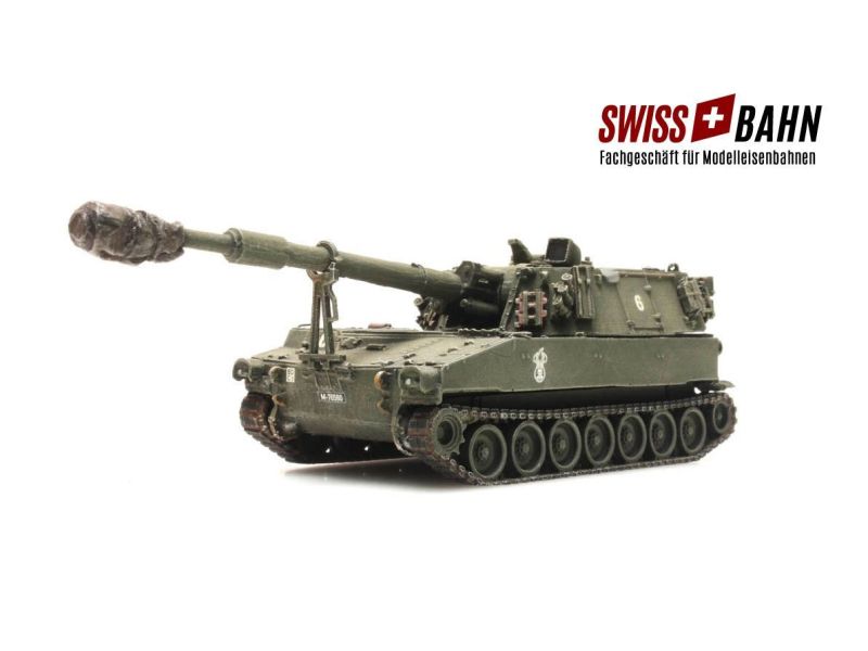 SwissBahn 70155 "CH Panzerhaubitze M109" der Schweizer Armee. Armee.
