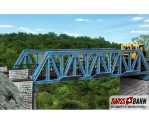Vollmer 42545 Vorflutbrücke aus Stahl, gerade H0