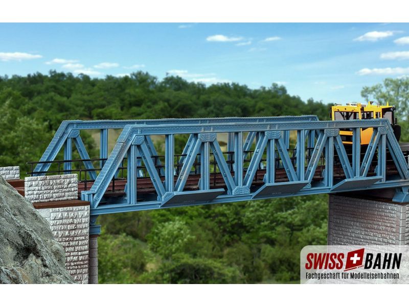 VOLLMER 42545 Pont de déviation en acier, droit H0