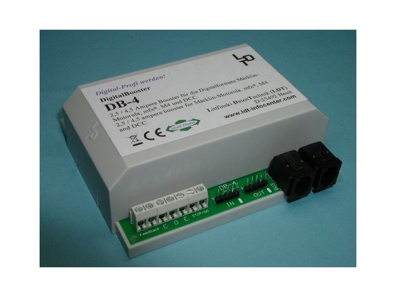 Littfinski 080073 Digital Booster DB-4, Motorola, M4...