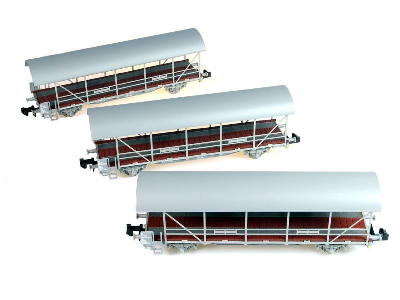 Liliput 260121 BLS : 3 wagons pour le transport de voitures