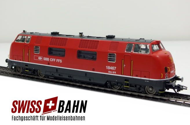 新作安いmarklin 39801 Am 4/4 SBB CFF FFS　ディーゼル機関車　mfx　フルサウンド　メルクリン　デジタル　スイス国鉄 外国車輌
