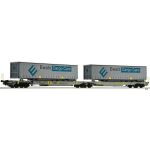 FL 825007 - Doppeltaschen-Gelenkwagen, AAE Bertschi - Dürrenäsch
