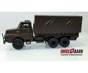 ACE 005130 Henschel LKW HS 3-14 6x6 Plane geschlossen H0 - Detailansicht 2