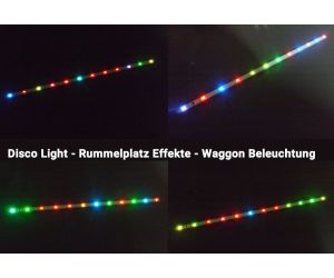 SWISSBAHN 55869 - LED "DISCO" Beleuchtung Farbwechsler 230mm