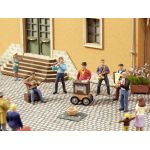 NOCH 12820 Strassenmusiker mit echtem Soundchip Modul
