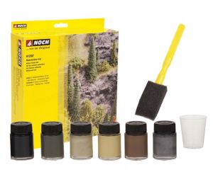 NOCH 61200 Naturfarben-Set, 6 Farbkonzentrate - Ansicht 1