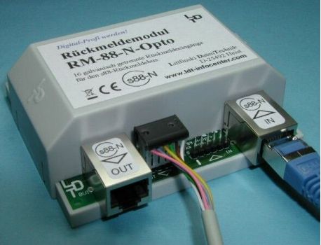 Littfinski 310103 RM-88-N-O: s88 Rückmeldedecoder Optokoppler