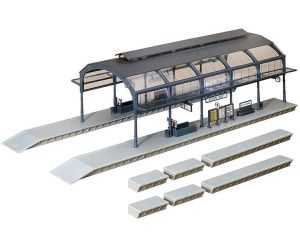 Faller 120180 Rustikale Bahnhofshalle im "Eisenlook" H0