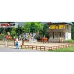 Busch 1041 Reitplatz Dressurreiten mit Hindernissen H0