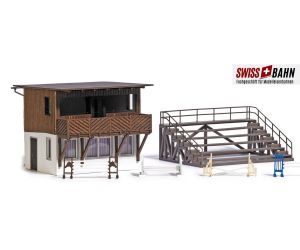 Busch 1041 Reitplatz Dressurreiten mit Hindernissen H0