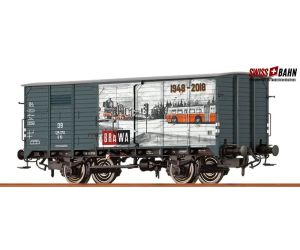 Brawa 67484 DB gedeckter Güterwagen, Sondermodell 70 Jahre Brawa - Ansicht 1