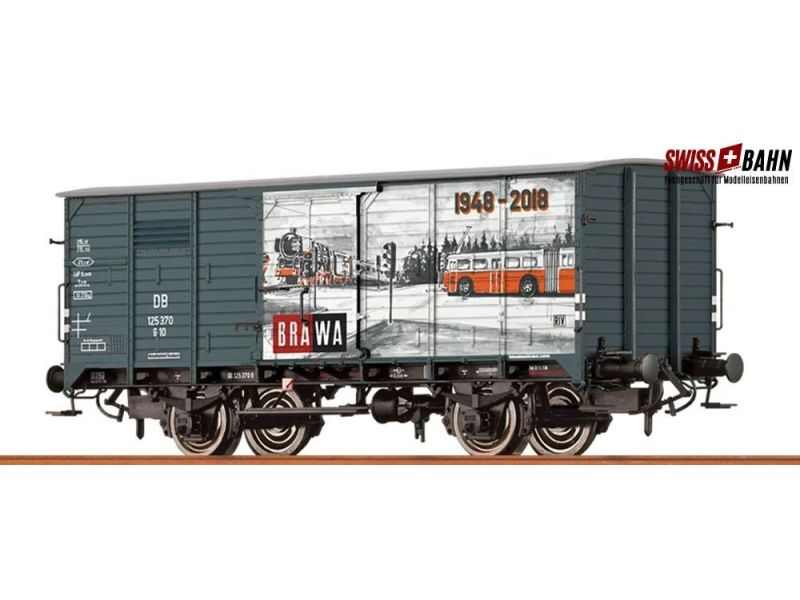 Brawa 67484 DB, wagon couvert, modèle spécial « 70 ans de Brawa »