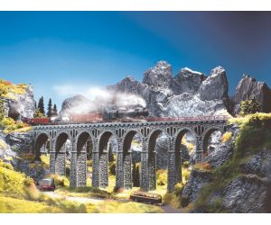 Noch 58660 Bruchsteinviadukt - Viadukt aus Hartschaum H0