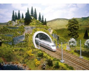 NOCH 58040 Modernes ICE Tunnel-Portal H0, Handbemalt - Ansicht 1